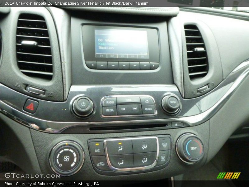 Champagne Silver Metallic / Jet Black/Dark Titanium 2014 Chevrolet Impala LS