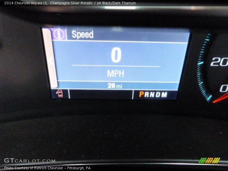 Champagne Silver Metallic / Jet Black/Dark Titanium 2014 Chevrolet Impala LS