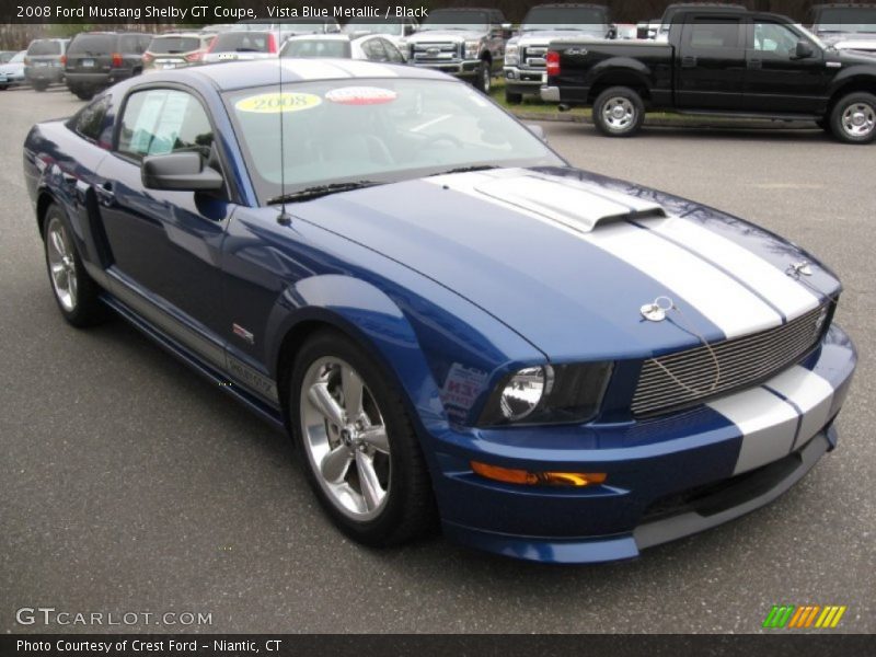 Front 3/4 View of 2008 Mustang Shelby GT Coupe