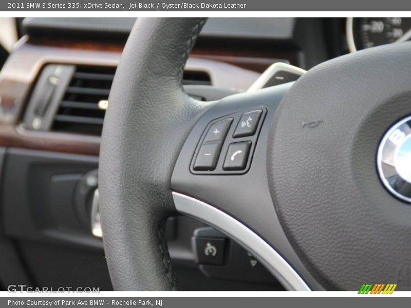 Jet Black / Oyster/Black Dakota Leather 2011 BMW 3 Series 335i xDrive Sedan