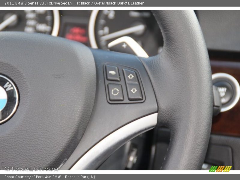Jet Black / Oyster/Black Dakota Leather 2011 BMW 3 Series 335i xDrive Sedan