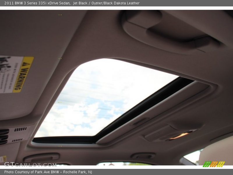 Jet Black / Oyster/Black Dakota Leather 2011 BMW 3 Series 335i xDrive Sedan