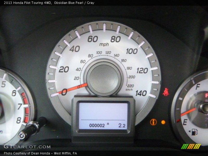  2013 Pilot Touring 4WD Touring 4WD Gauges