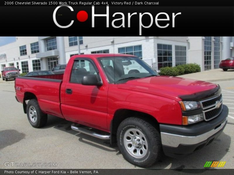 Victory Red / Dark Charcoal 2006 Chevrolet Silverado 1500 Work Truck Regular Cab 4x4