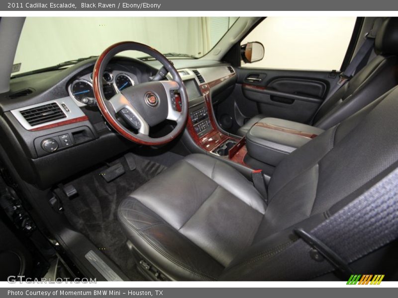 Black Raven / Ebony/Ebony 2011 Cadillac Escalade
