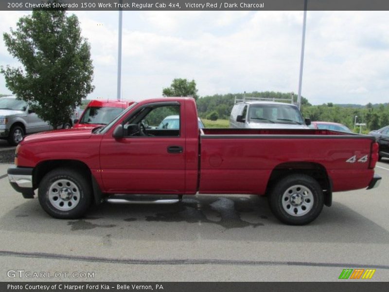 Victory Red / Dark Charcoal 2006 Chevrolet Silverado 1500 Work Truck Regular Cab 4x4