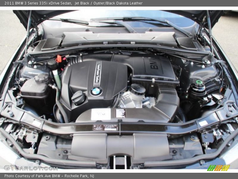 Jet Black / Oyster/Black Dakota Leather 2011 BMW 3 Series 335i xDrive Sedan