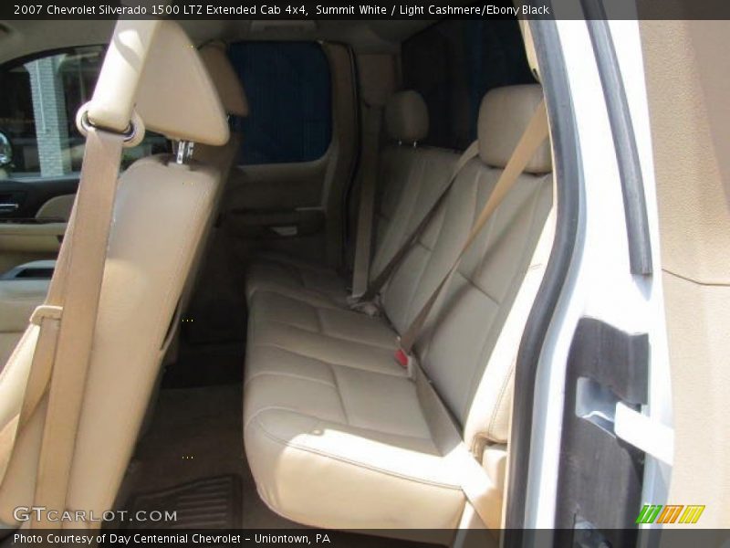 Summit White / Light Cashmere/Ebony Black 2007 Chevrolet Silverado 1500 LTZ Extended Cab 4x4