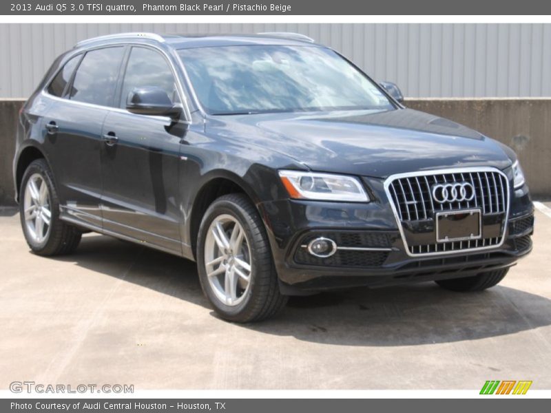 Phantom Black Pearl / Pistachio Beige 2013 Audi Q5 3.0 TFSI quattro