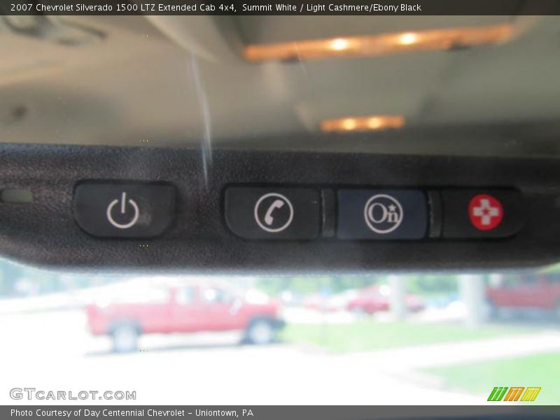 Summit White / Light Cashmere/Ebony Black 2007 Chevrolet Silverado 1500 LTZ Extended Cab 4x4