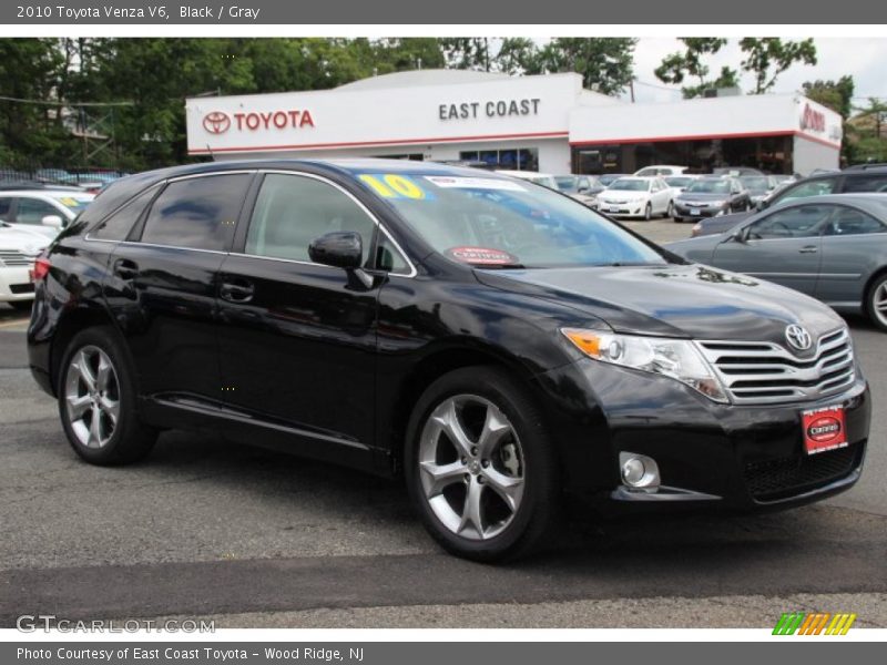 Black / Gray 2010 Toyota Venza V6