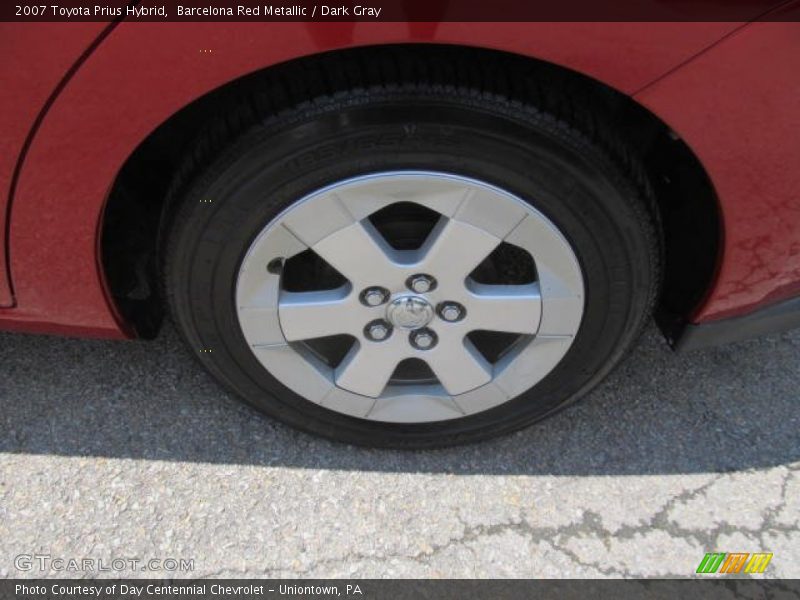 Barcelona Red Metallic / Dark Gray 2007 Toyota Prius Hybrid