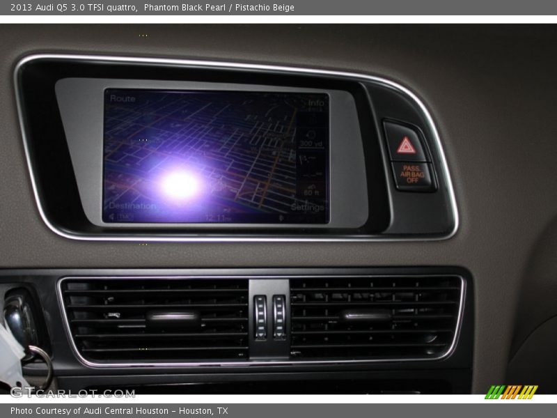 Phantom Black Pearl / Pistachio Beige 2013 Audi Q5 3.0 TFSI quattro