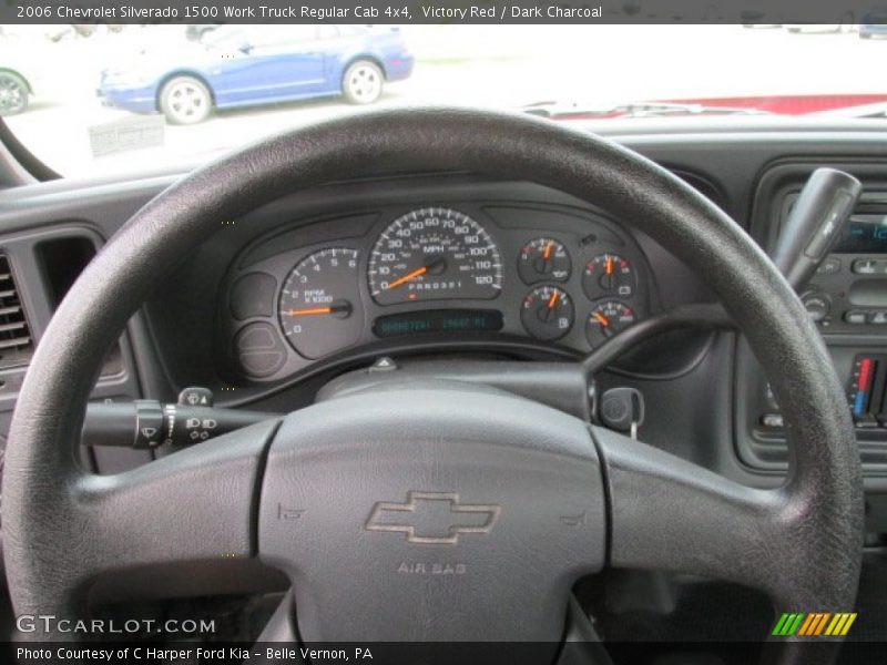 Victory Red / Dark Charcoal 2006 Chevrolet Silverado 1500 Work Truck Regular Cab 4x4