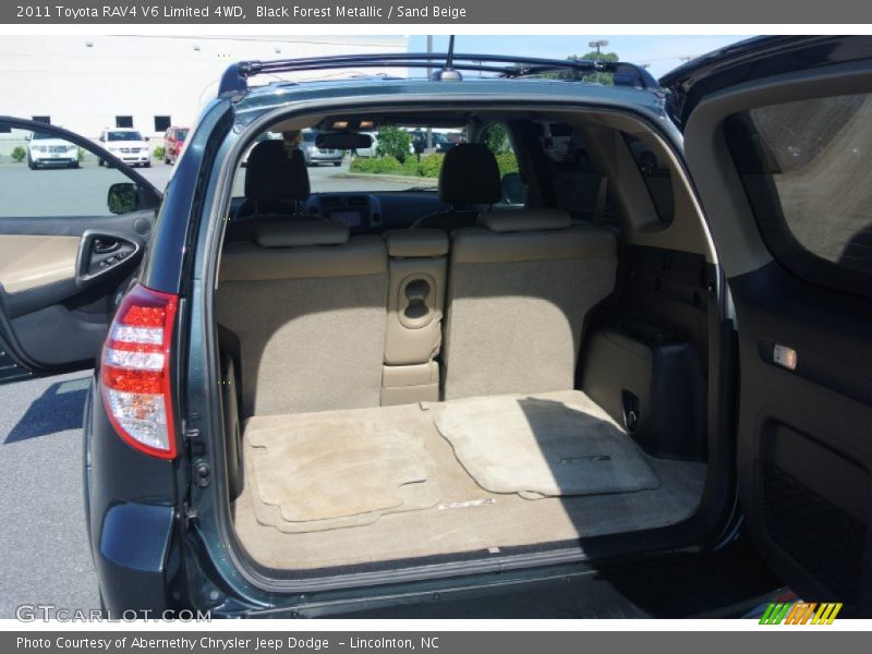 Black Forest Metallic / Sand Beige 2011 Toyota RAV4 V6 Limited 4WD