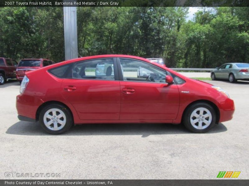 Barcelona Red Metallic / Dark Gray 2007 Toyota Prius Hybrid