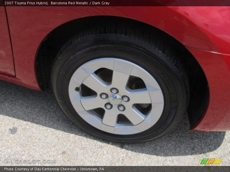 Barcelona Red Metallic / Dark Gray 2007 Toyota Prius Hybrid