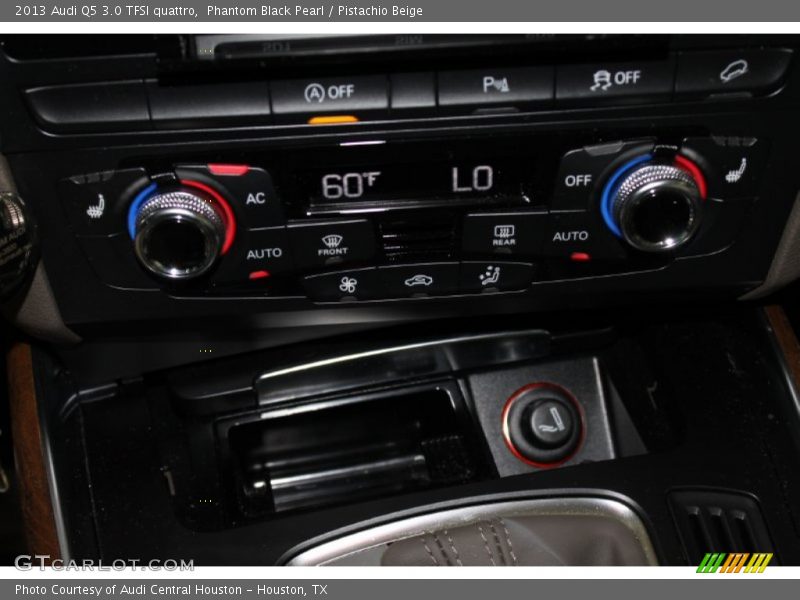 Phantom Black Pearl / Pistachio Beige 2013 Audi Q5 3.0 TFSI quattro