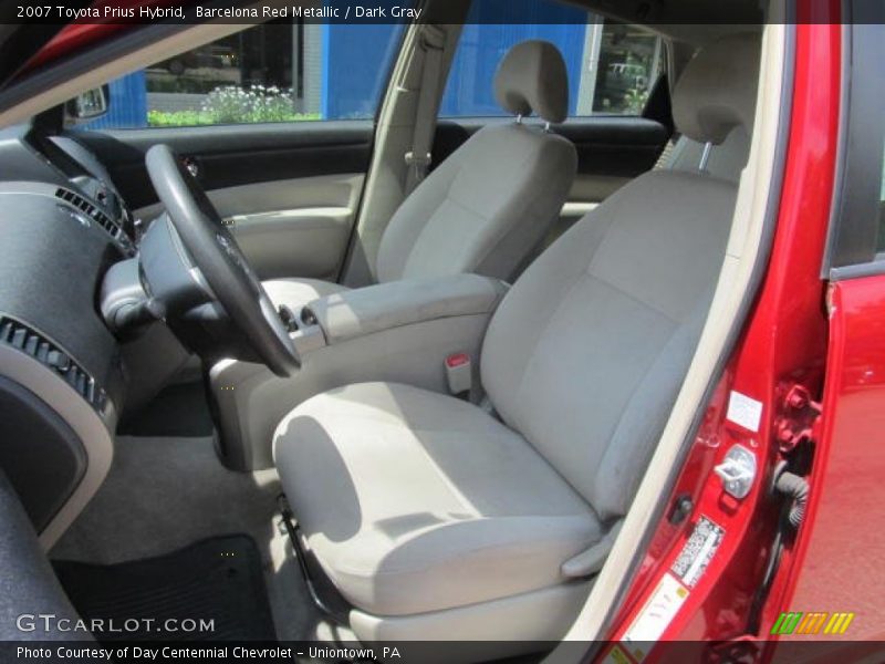 Barcelona Red Metallic / Dark Gray 2007 Toyota Prius Hybrid