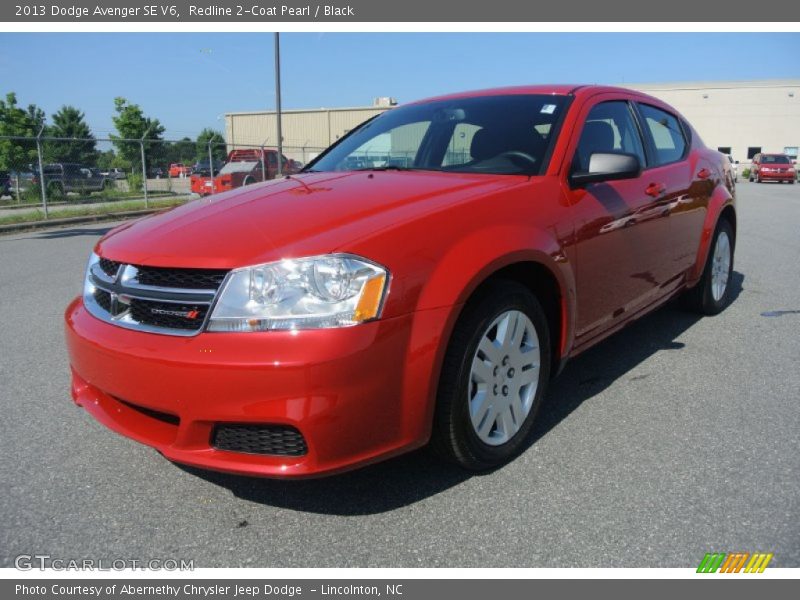 Redline 2-Coat Pearl / Black 2013 Dodge Avenger SE V6