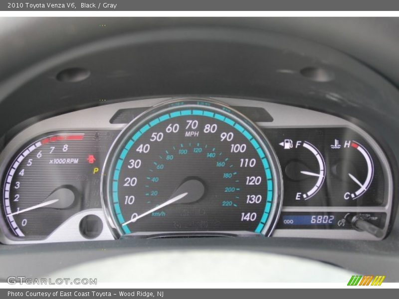 Black / Gray 2010 Toyota Venza V6