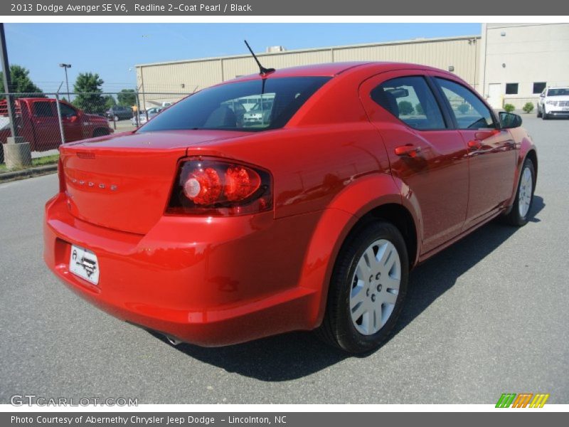 Redline 2-Coat Pearl / Black 2013 Dodge Avenger SE V6