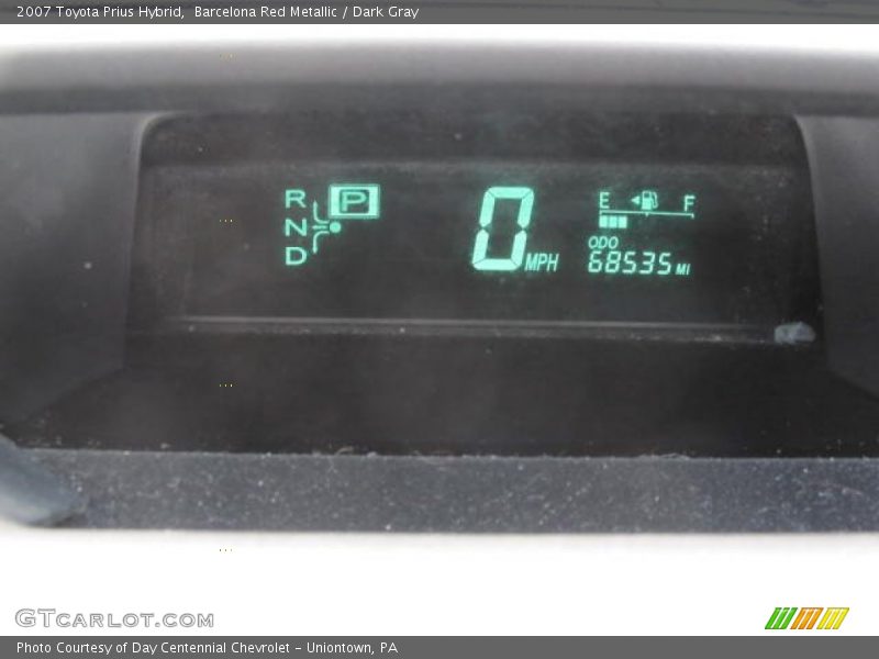 Barcelona Red Metallic / Dark Gray 2007 Toyota Prius Hybrid