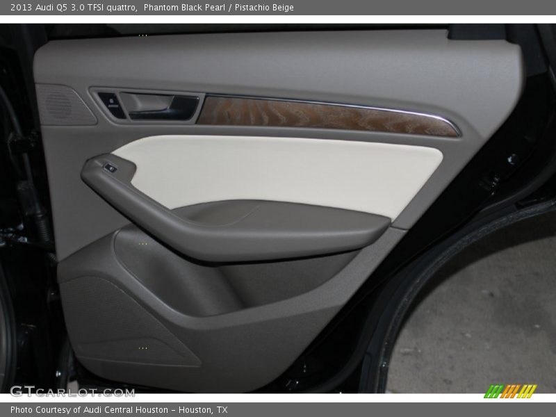 Phantom Black Pearl / Pistachio Beige 2013 Audi Q5 3.0 TFSI quattro