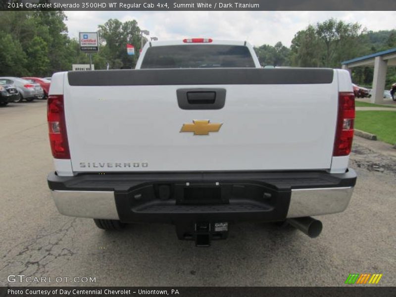 Summit White / Dark Titanium 2014 Chevrolet Silverado 3500HD WT Regular Cab 4x4