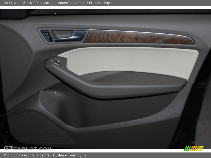 Phantom Black Pearl / Pistachio Beige 2013 Audi Q5 3.0 TFSI quattro
