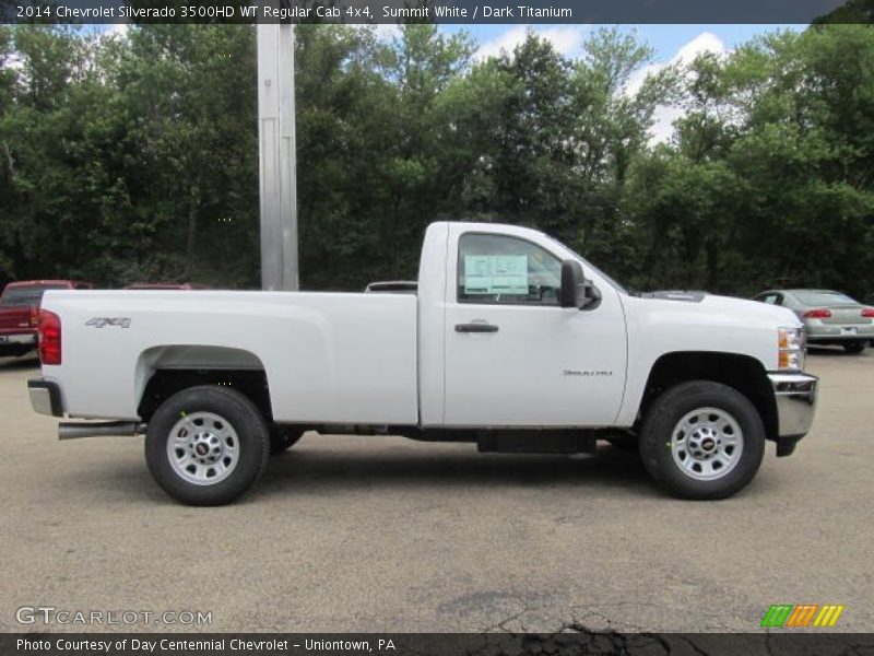  2014 Silverado 3500HD WT Regular Cab 4x4 Summit White