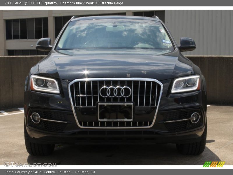 Phantom Black Pearl / Pistachio Beige 2013 Audi Q5 3.0 TFSI quattro