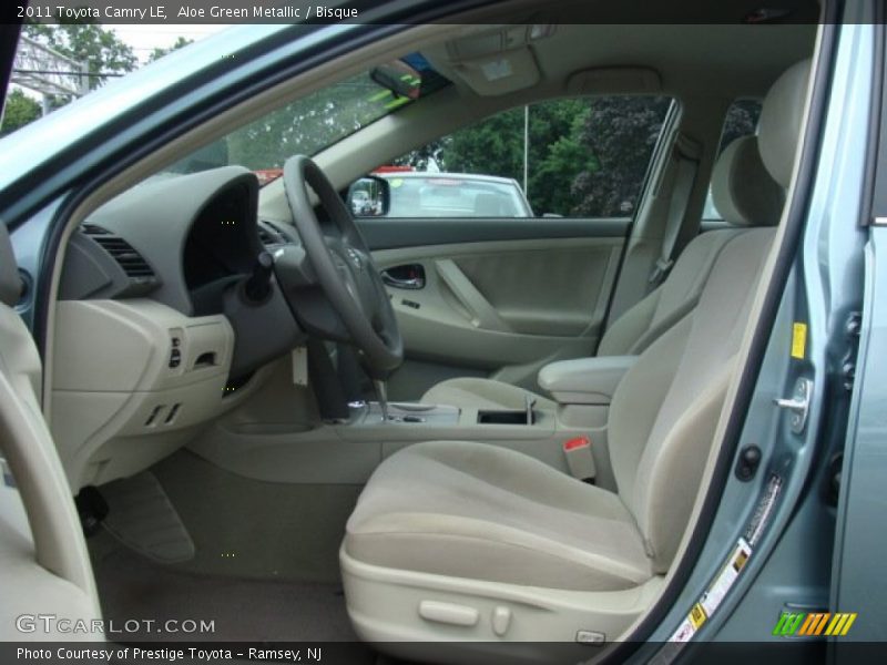 Aloe Green Metallic / Bisque 2011 Toyota Camry LE