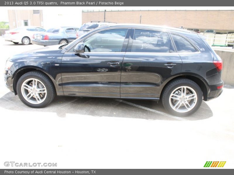 Phantom Black Pearl / Pistachio Beige 2013 Audi Q5 3.0 TFSI quattro