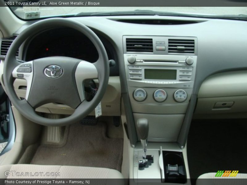 Aloe Green Metallic / Bisque 2011 Toyota Camry LE
