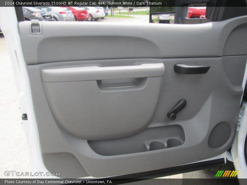 Summit White / Dark Titanium 2014 Chevrolet Silverado 3500HD WT Regular Cab 4x4
