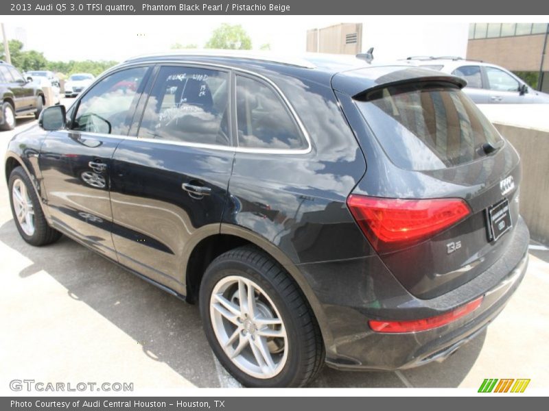 Phantom Black Pearl / Pistachio Beige 2013 Audi Q5 3.0 TFSI quattro