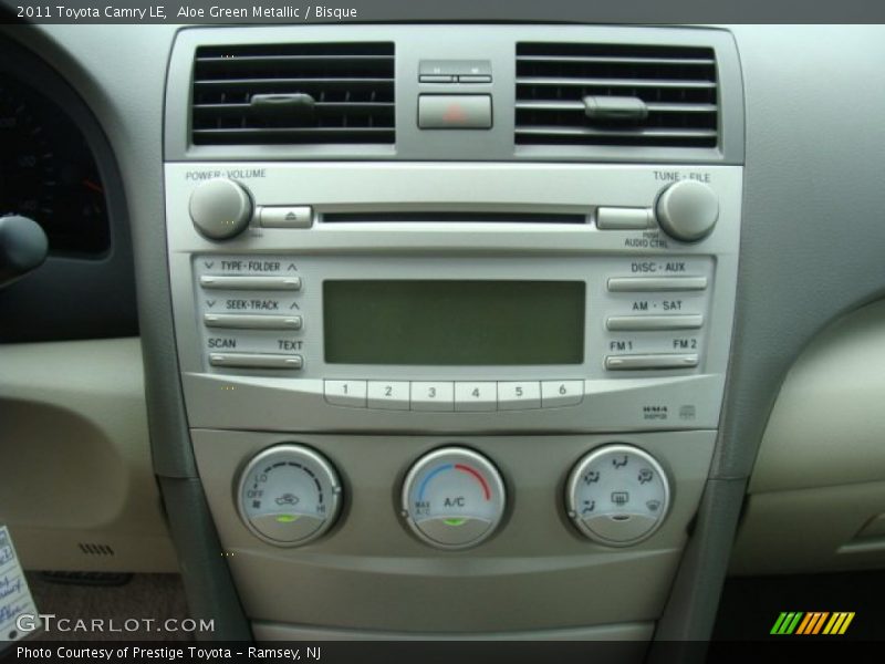 Aloe Green Metallic / Bisque 2011 Toyota Camry LE