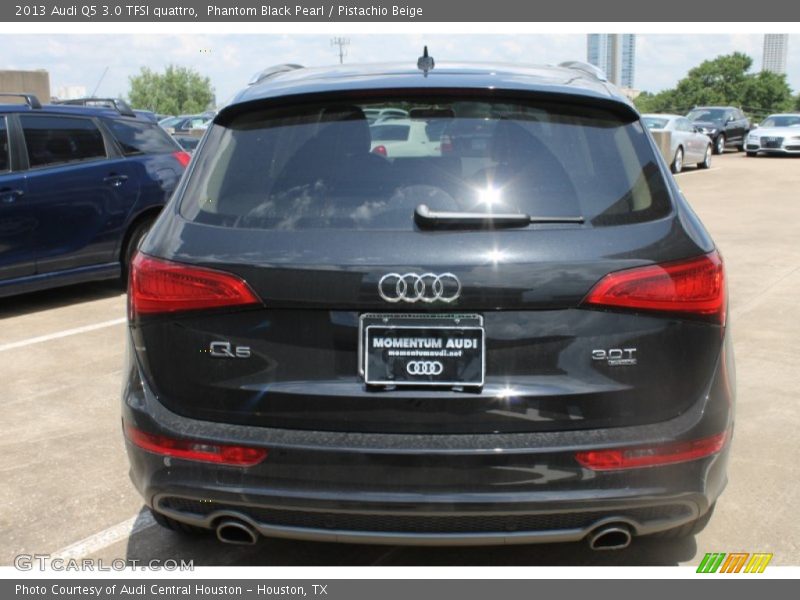 Phantom Black Pearl / Pistachio Beige 2013 Audi Q5 3.0 TFSI quattro