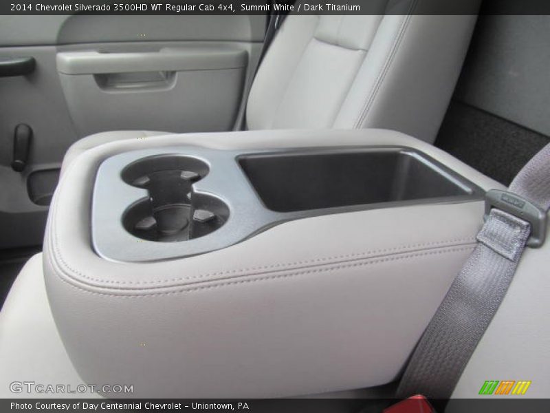 Summit White / Dark Titanium 2014 Chevrolet Silverado 3500HD WT Regular Cab 4x4