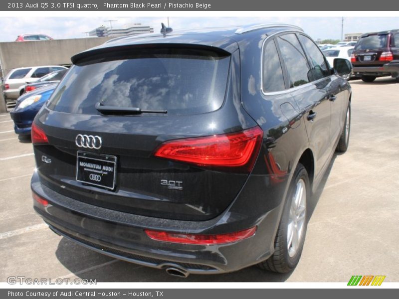 Phantom Black Pearl / Pistachio Beige 2013 Audi Q5 3.0 TFSI quattro