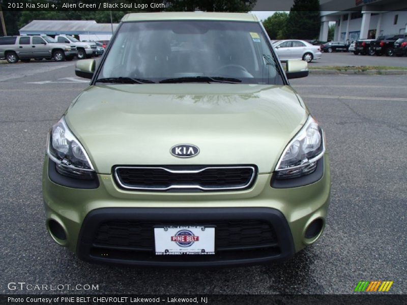 Alien Green / Black Soul Logo Cloth 2012 Kia Soul +