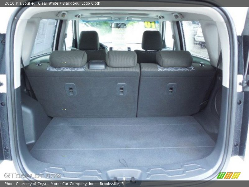 Clear White / Black Soul Logo Cloth 2010 Kia Soul +