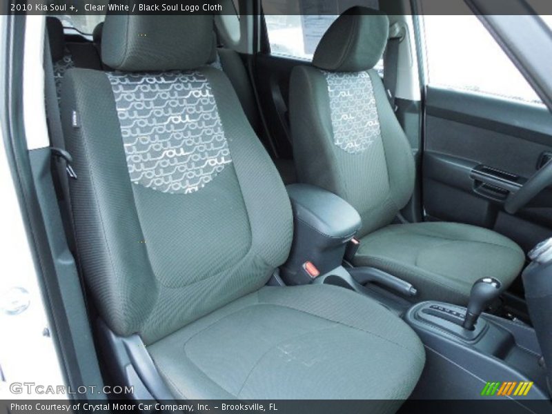 Clear White / Black Soul Logo Cloth 2010 Kia Soul +