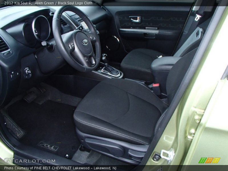 Alien Green / Black Soul Logo Cloth 2012 Kia Soul +