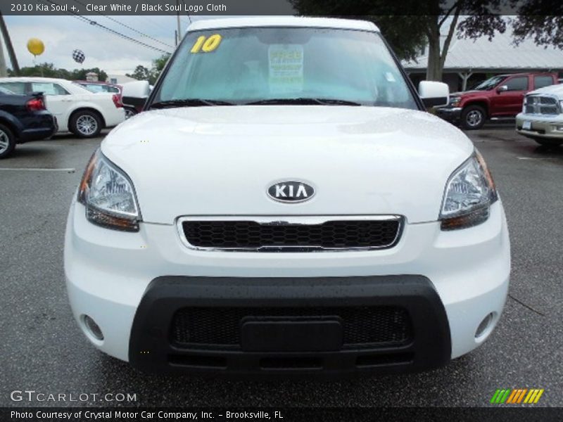 Clear White / Black Soul Logo Cloth 2010 Kia Soul +