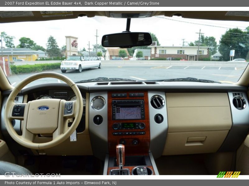 Dark Copper Metallic / Camel/Grey Stone 2007 Ford Expedition EL Eddie Bauer 4x4