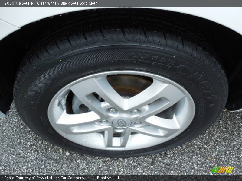 Clear White / Black Soul Logo Cloth 2010 Kia Soul +