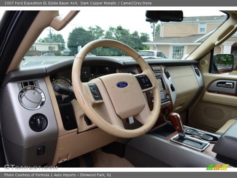 Dark Copper Metallic / Camel/Grey Stone 2007 Ford Expedition EL Eddie Bauer 4x4