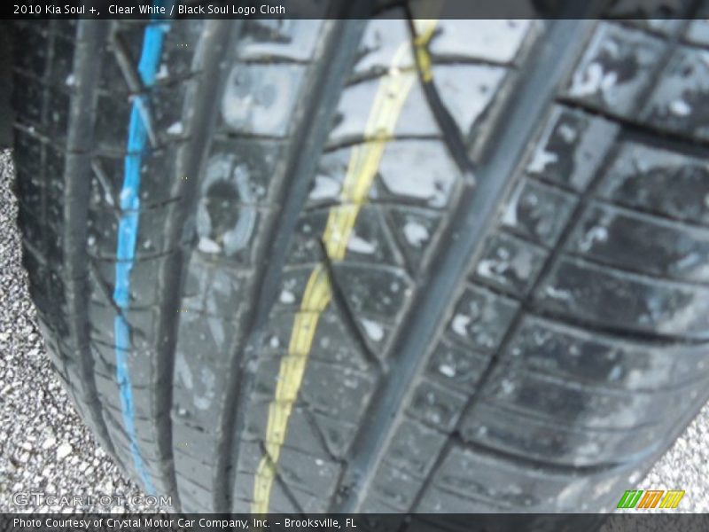 Clear White / Black Soul Logo Cloth 2010 Kia Soul +